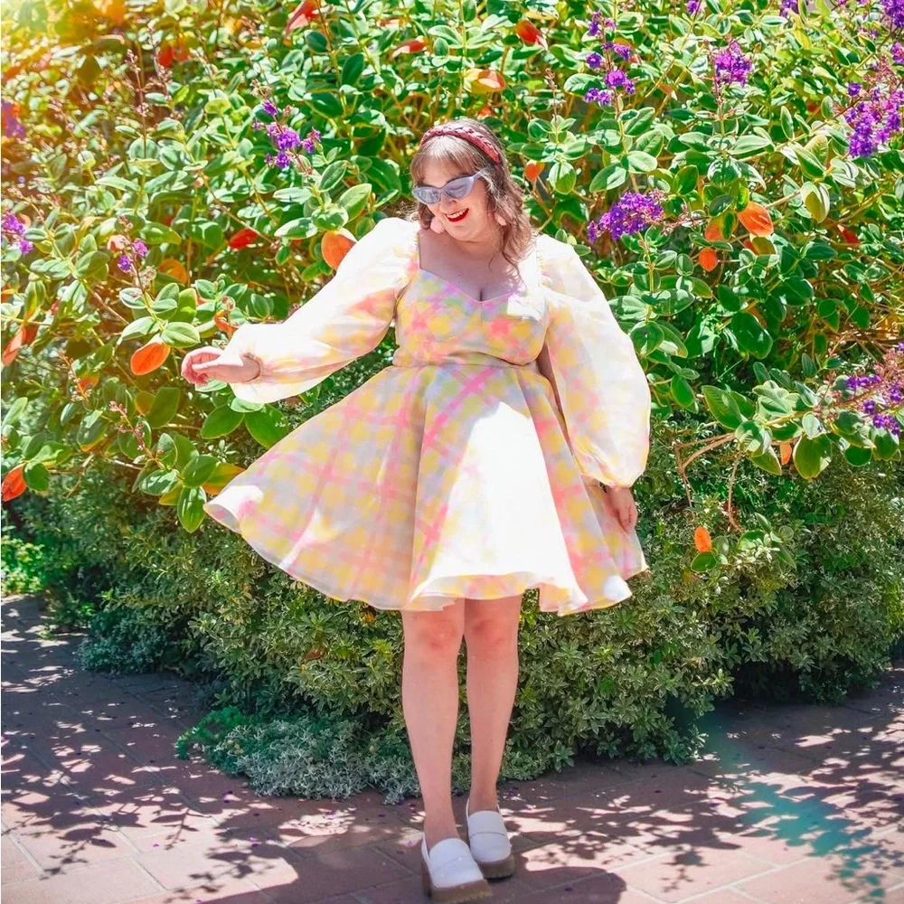 Selkie Plaid Grammie Princess Dress - Picture 5 of 10